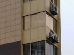 Зеркальная тонировка балконов в Москве и области<span id=